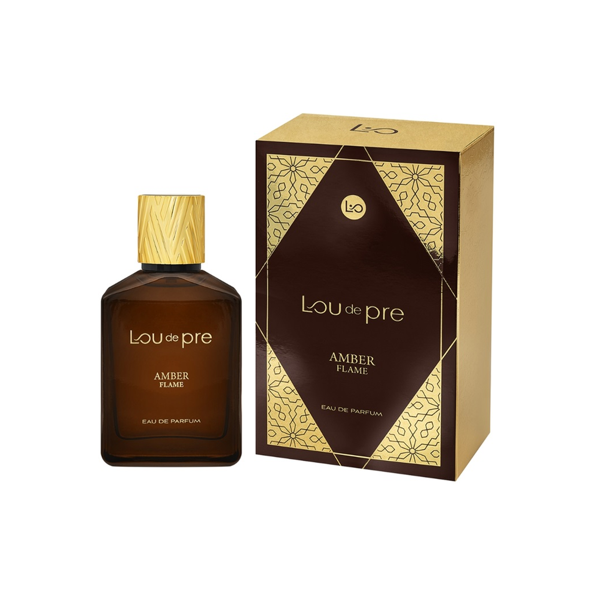 Lou de Pre Amber Flame Eau de Parfum 100 ml met verpakking