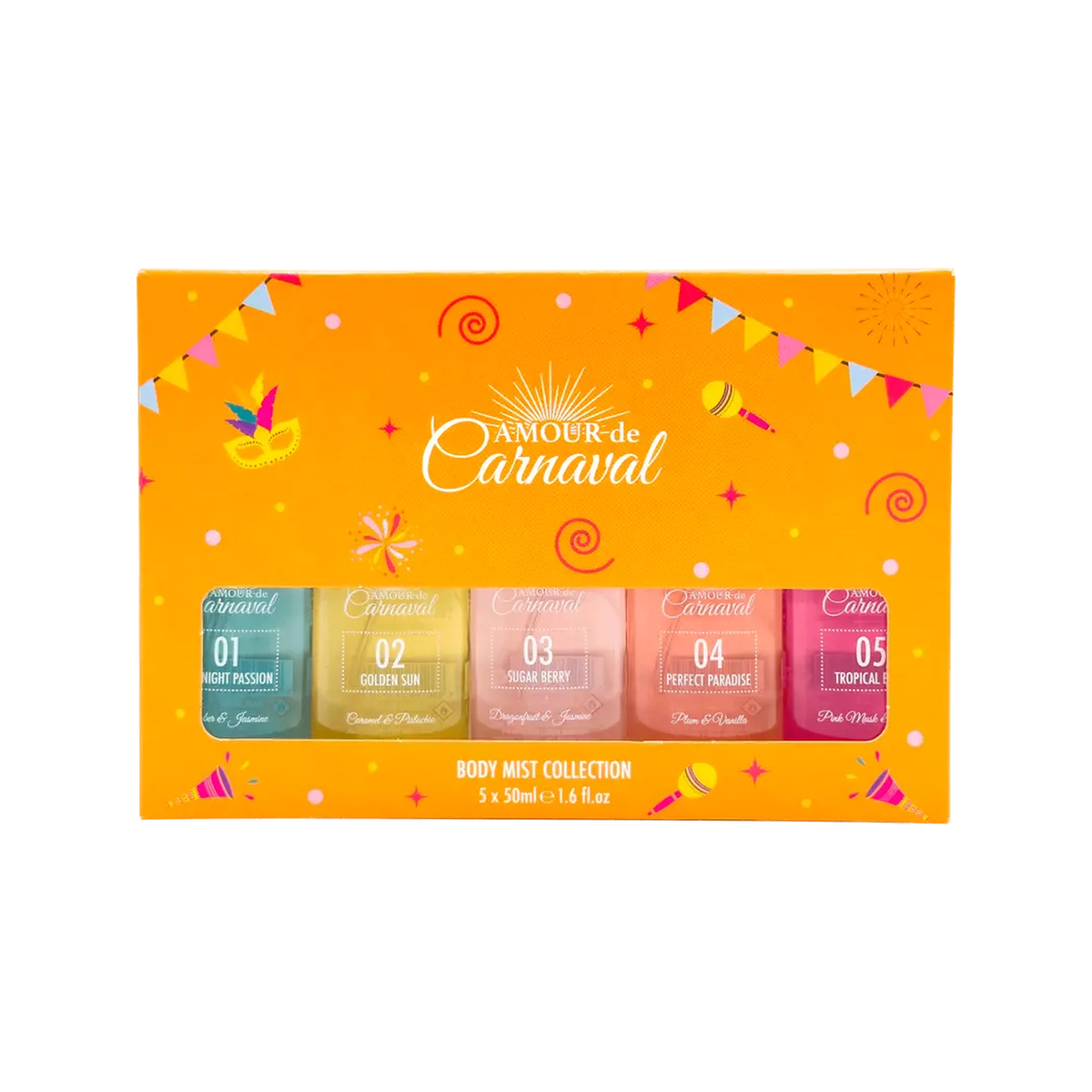 Amour de Carnaval Body Mist Collection giftset