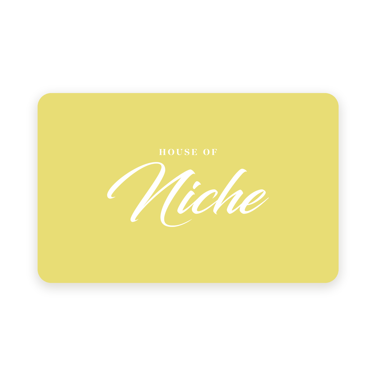House of Niche Cadeaubon