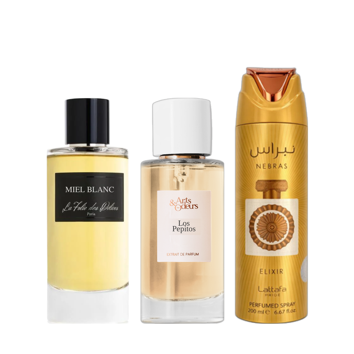 Miel Blanc, Los Pepitos & Nebras Elixir Deodorant Bundelset