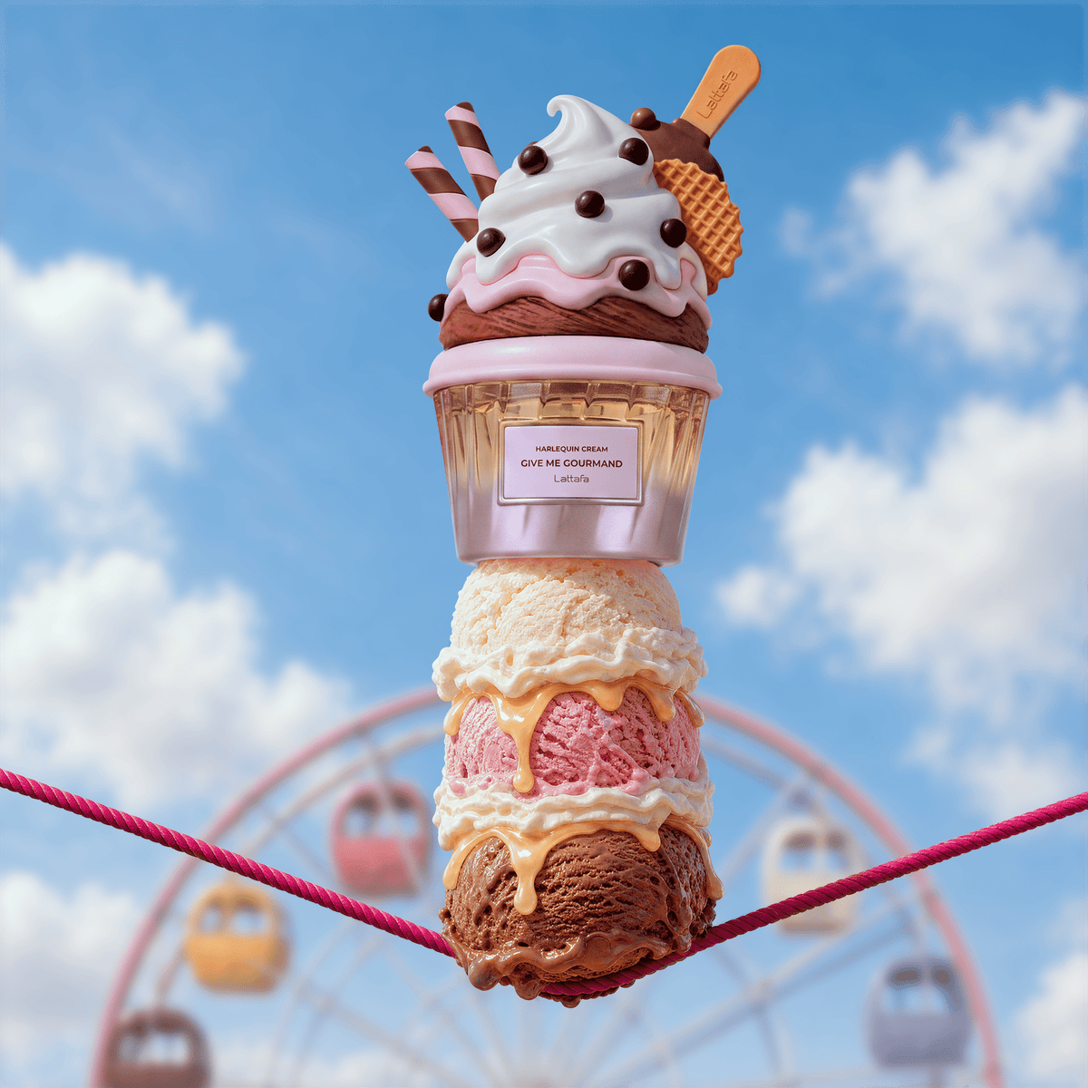 Give Me Gourmand Harlequin Cream Lattafa