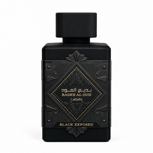 Lattafa Bade'e Al Oud Black Exposed