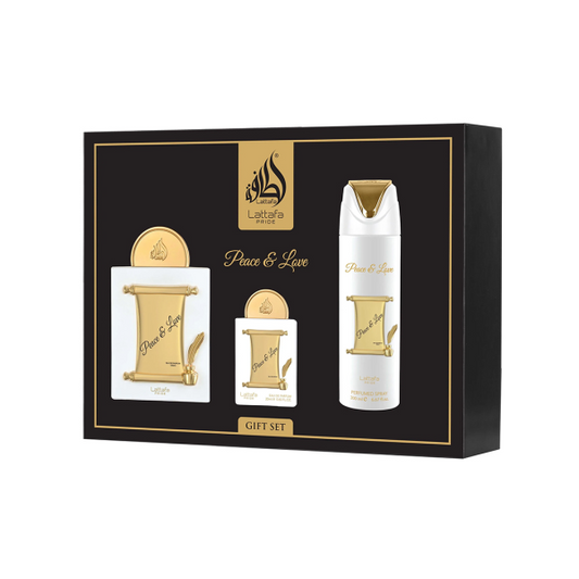 Lattafa Peace & Love Gift Set