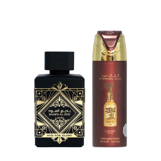 Bade'e Al Oud & Eternal Oud Deodorant Bundelset