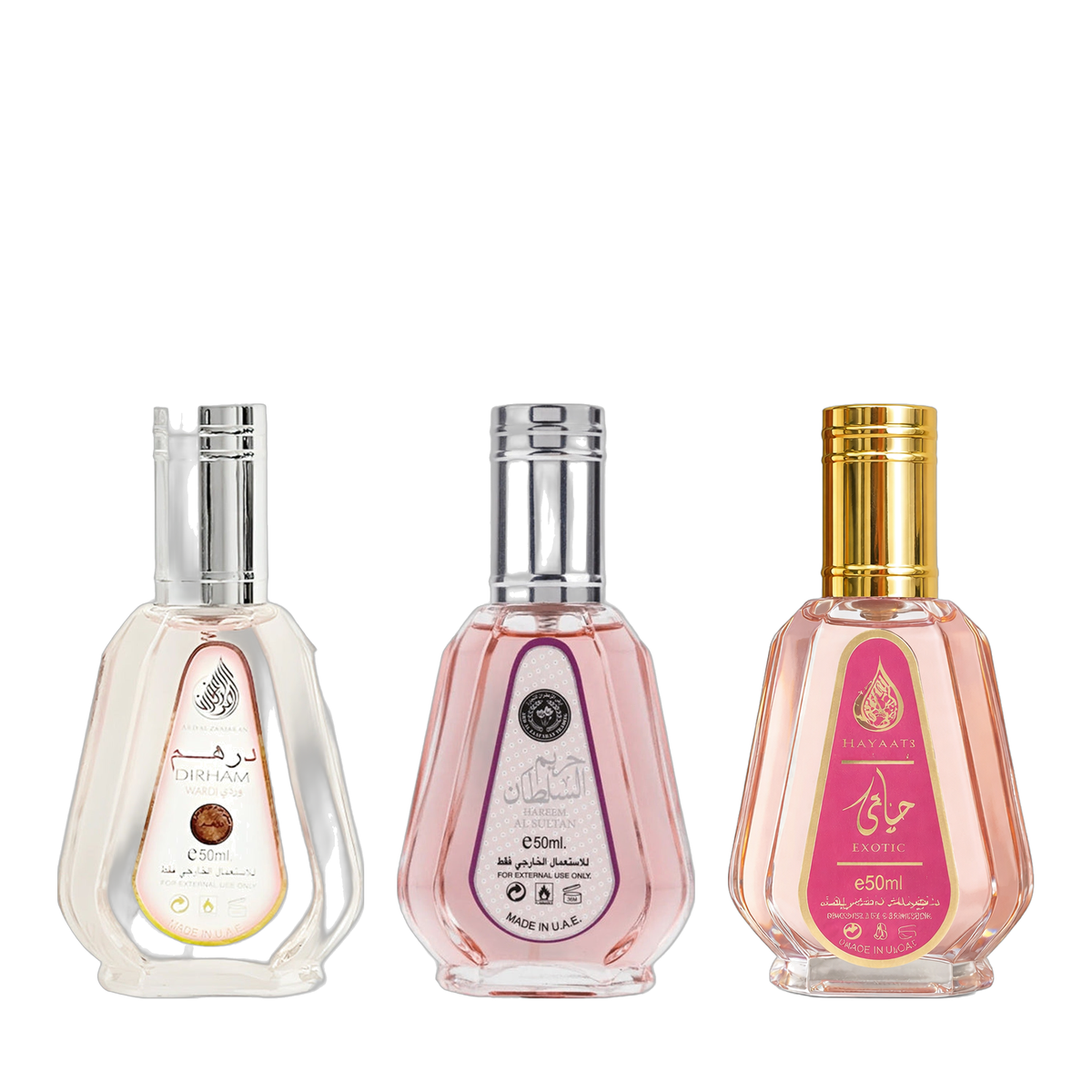 Dirham Wardi, Hareem Al Sultan & Hayaati Exotic Bundelset