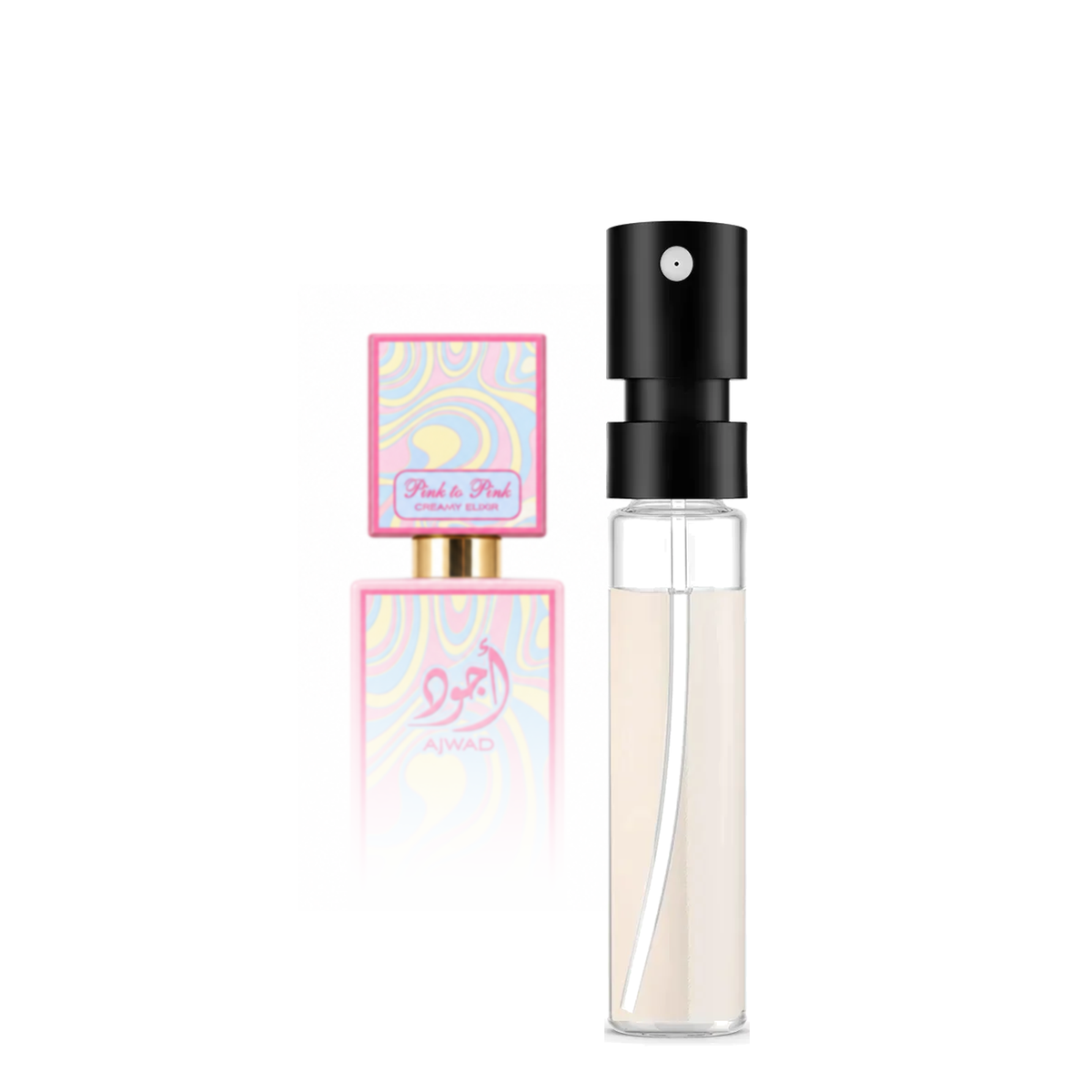 Lattafa Ajwad Pink to Pink Creamy Elixir Sample