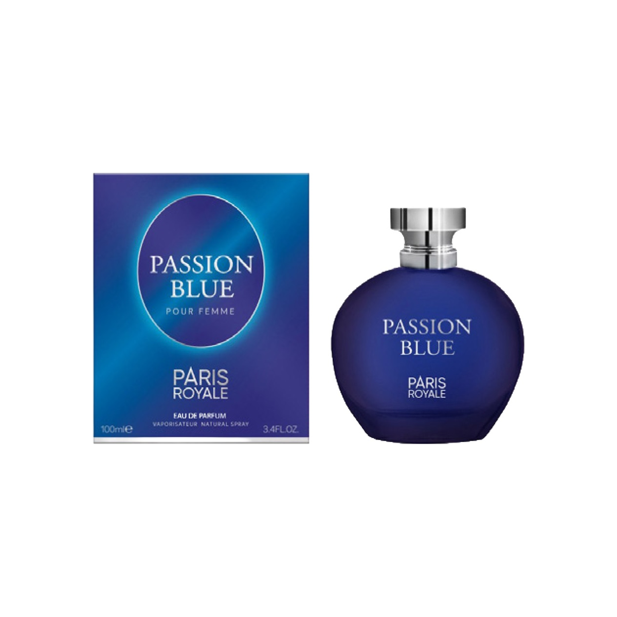 Paris Royale Passion Blue met verpakking