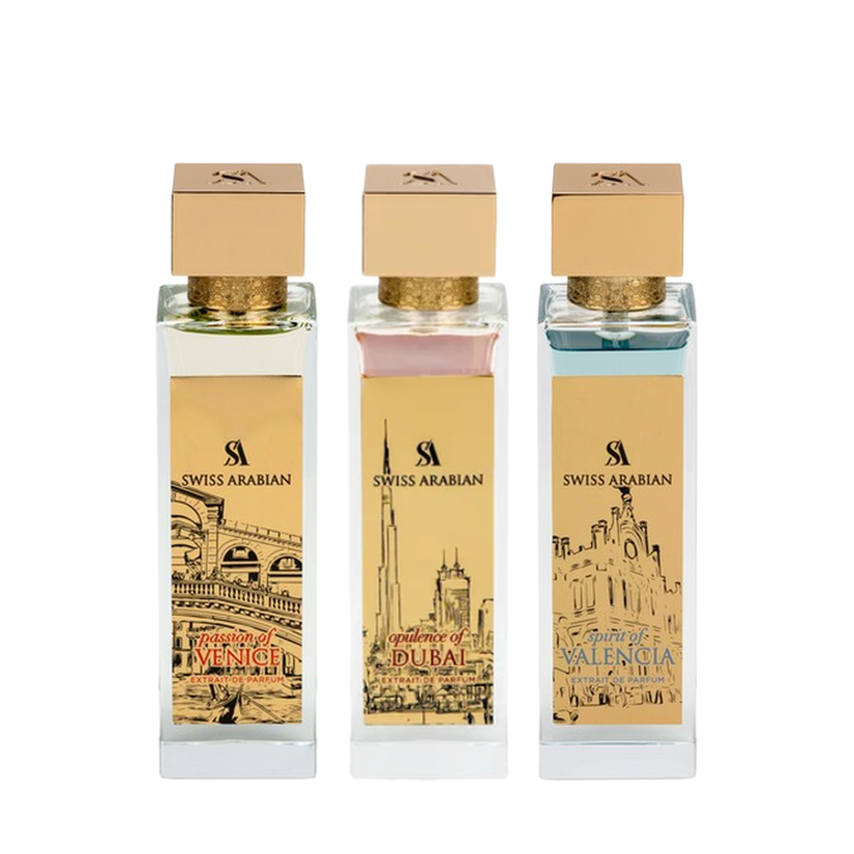 Passion of Venice, Opulence of Dubai & Spirit of Valencia Bundel