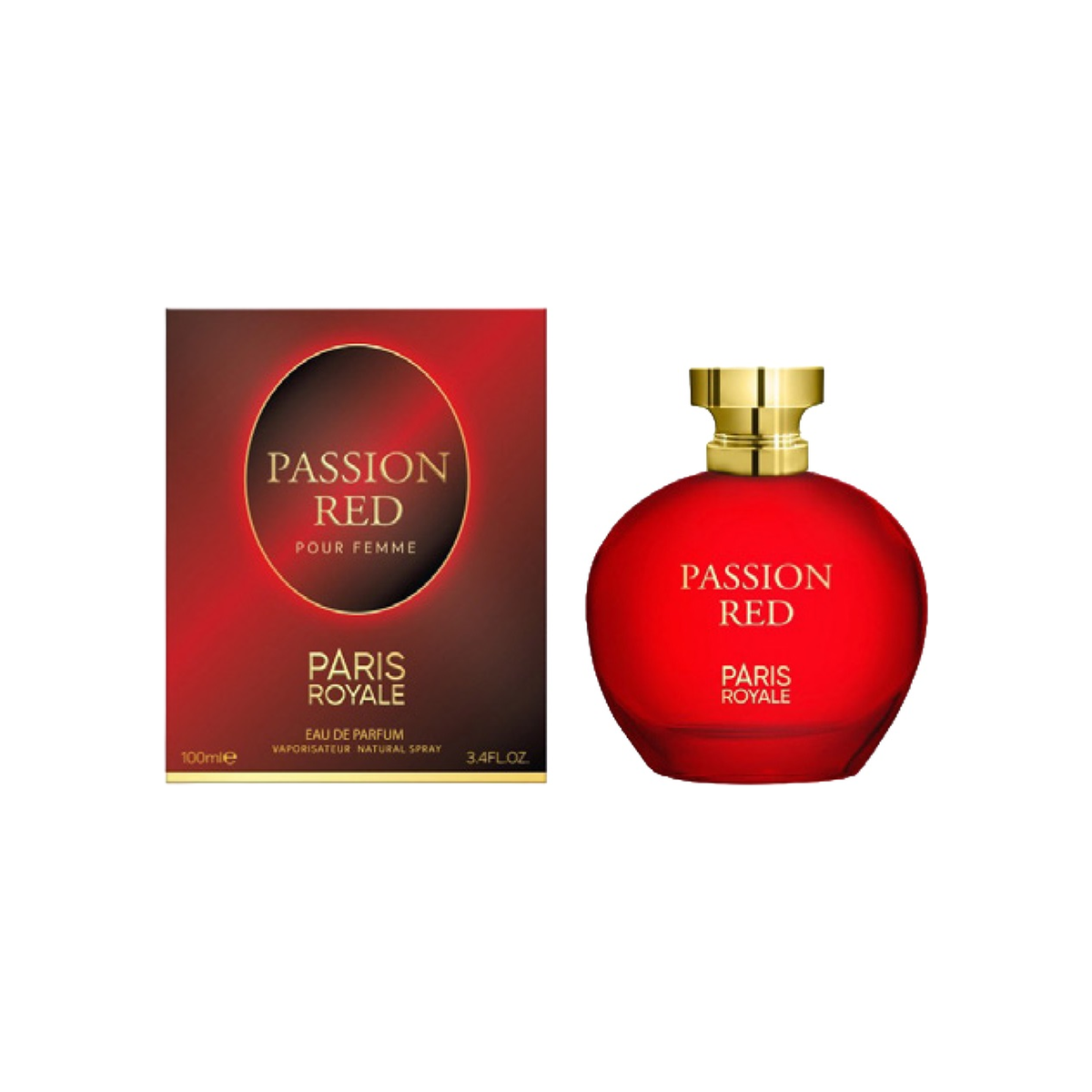 Paris Royale Passion Red met verpakking