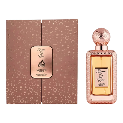 Lattafa Queen of Roses Eau de Parfum 100 ml met verpakking