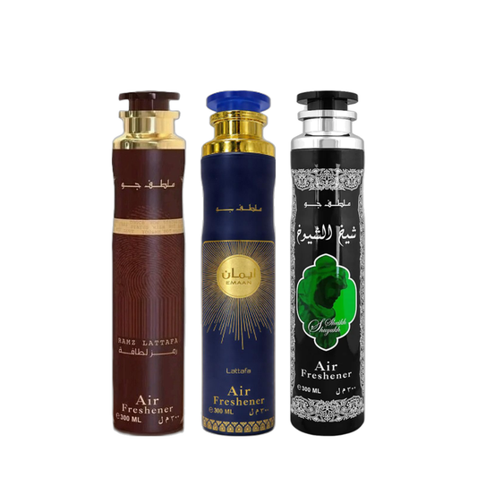 Ramz Gold, Emaan & Sheikh Shuyukh Huisspray Bundelset